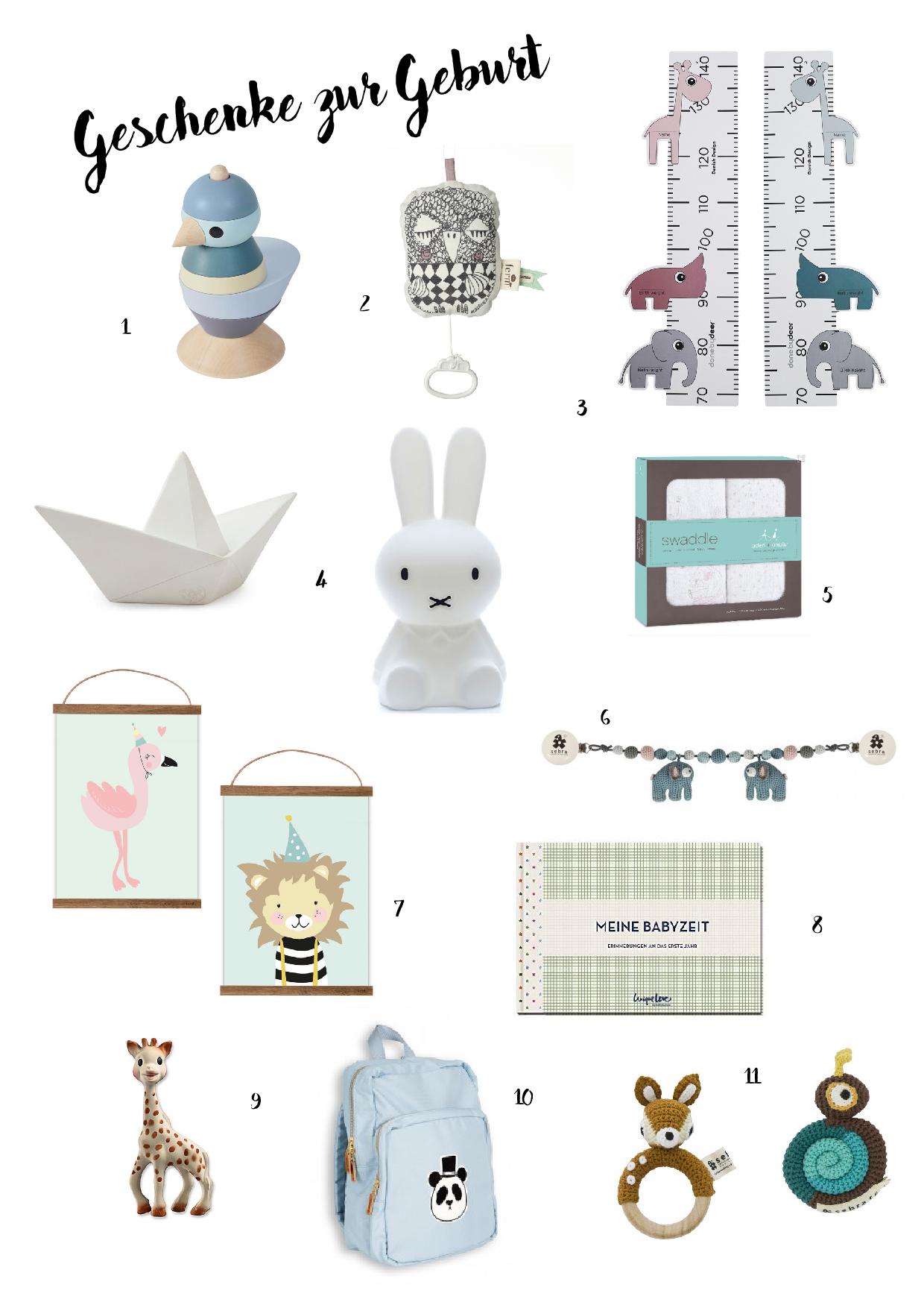 Geschenke zur Geburt